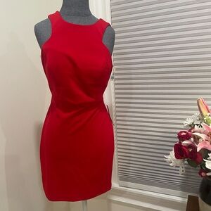 Teeze Me Vibrant Red Mini Dress